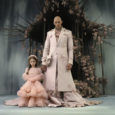 Matthew Barney crestmaster movie still akward family