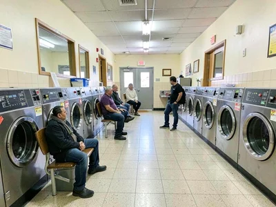 Laundromat waiting
