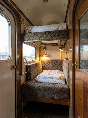 Pullman Sleeping Berth Brass Lamp Portrait