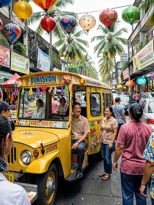 Jeepney driver portrait