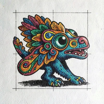 Alebrije creature