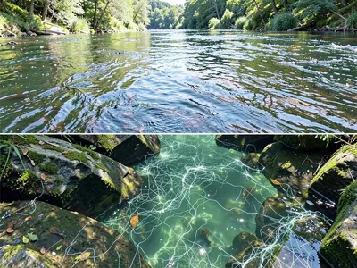 Deep pool flow visible at surface