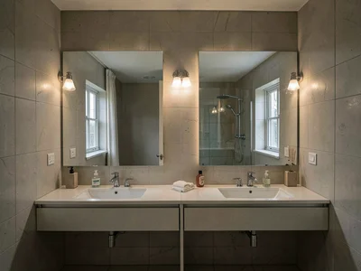 Bathroom vanity mirror