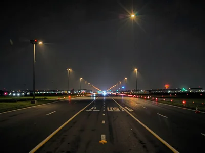 Airport runway lights