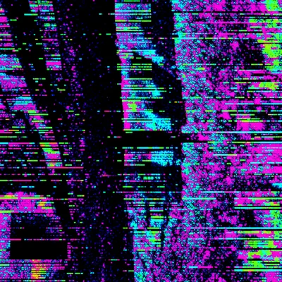 Abstract glitch pure