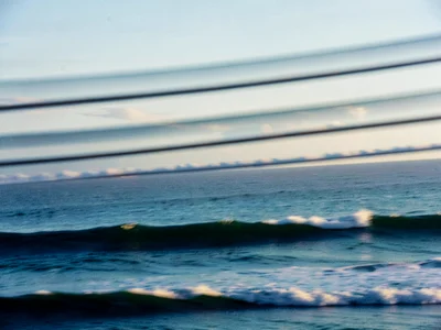 Multiple wave bands creating stripe pattern