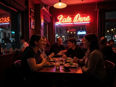 Late night diner neon