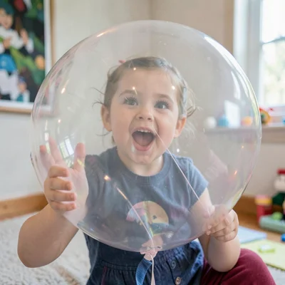 Popping balloon moment
