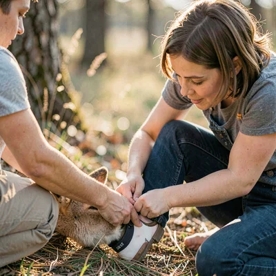 Quiet portrait of a parent buckling a Mary Jane on a child's foot