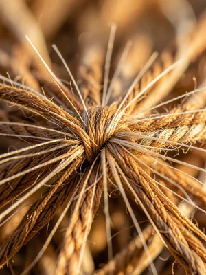 Chenille yarn at close range: the tiny fibers radiating from the core thread lik