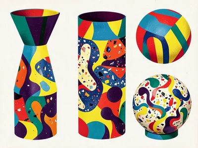 Memphis eighties vase collection
