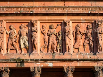 Terracotta panel historic detail