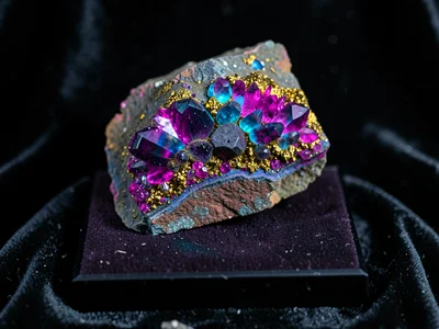 Thin Rock Section Polarized Light Interference Colors