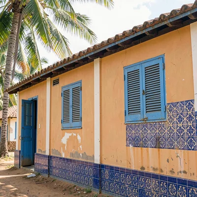 Portuguese colonial tropicália in Maputo, Mozambique, Maputo Central Hospital co