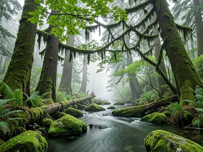 Creek Through Old-Growth