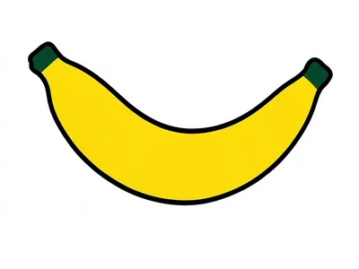 Yellow banana simple