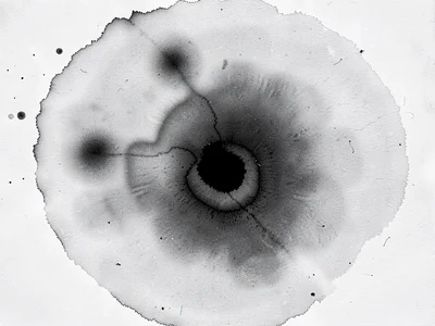 Concentrated center fading to edge