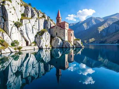 St John at Kaneo above lake