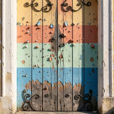 Five-Layer Paint Stratigraphy