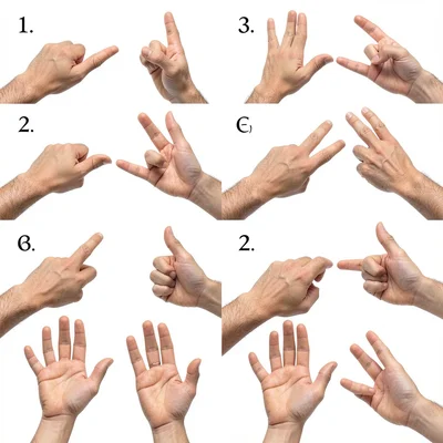 Hands gesture sequence