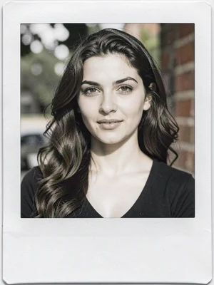 Portrait Polaroid frame