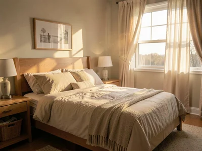 Bedroom morning light