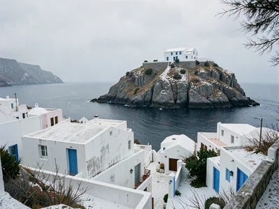 White Chapel on Grey Headland