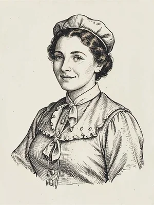 Scrimshaw sweetheart portrait