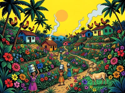 L'Aube sur la Vallée Tropicale