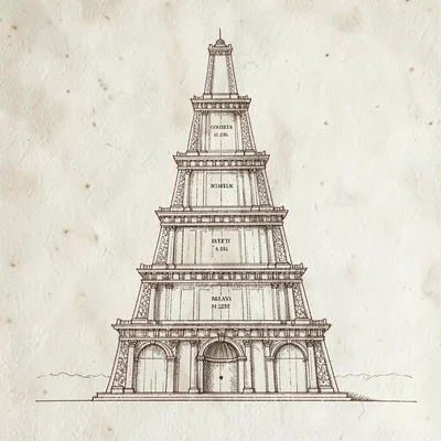 Vertical schematic of a financial pyramid divided into four labeled tiers (no re