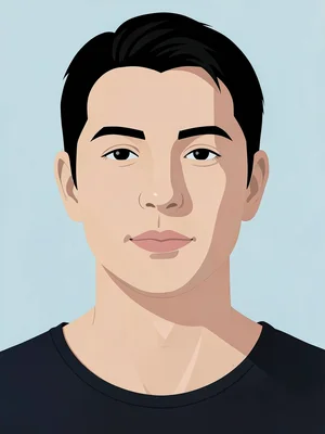 Portrait in flat light