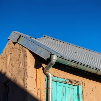 Tin Roof Canale Spout Detail