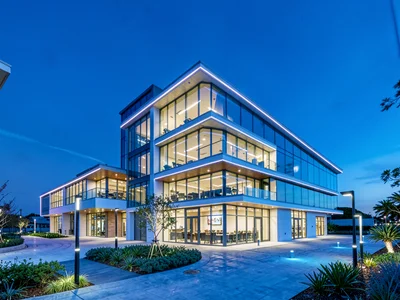 Architecture at blue moment