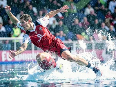 Sports action frozen
