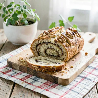 Fresh Alpine atmosphere, gentle pastoral quality, Freshly baked potica walnut ro
