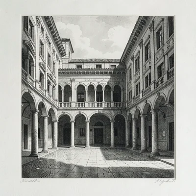 Palazzo courtyard