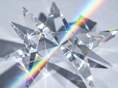 Multiple prisms creating spectral intersection