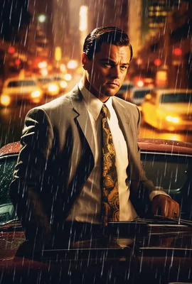 A Tarantino movie poster of Wolf of Wall Street. Mood