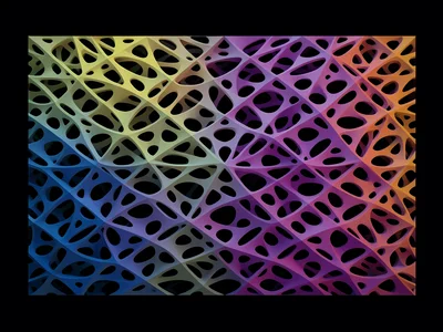 Parametric architectural surface with repeating wave-like perforations