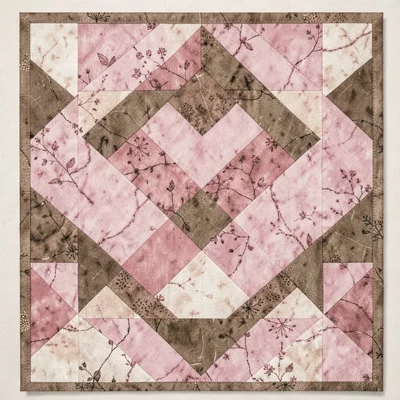 Churn Dash quilt block
