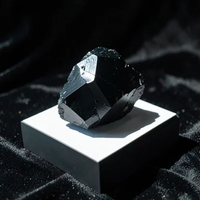 Obsidian Conchoidal Fracture Museum Card