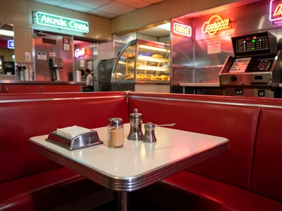 Booth Eye-Level Toward the Counter