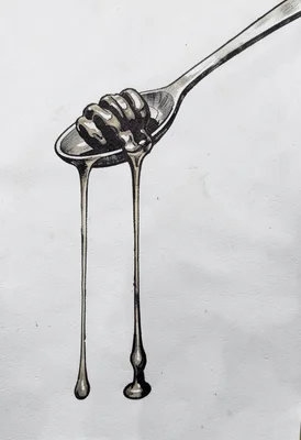 Honey spoon drip