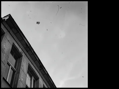 Building cropped so only one corner enters bottom left of frame