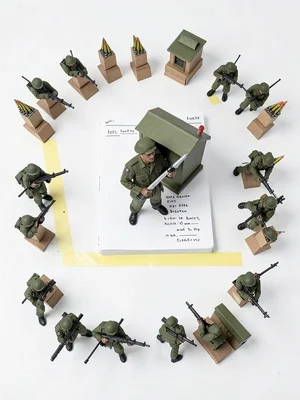 Washi Tape Front Line Command Post