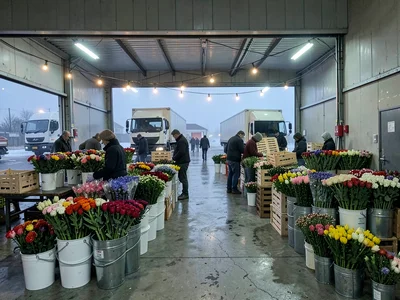 Wholesale Market Entrance at 4AM