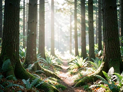 Forest soft light