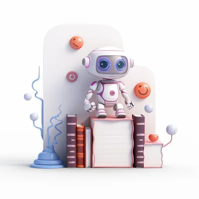 A clean white background with a 3D plastilina scene
