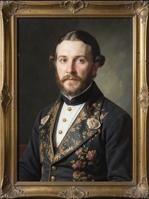 Portrait formal antique