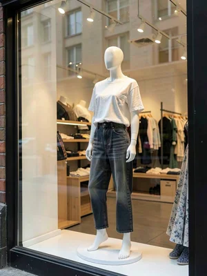 Shop window mannequin